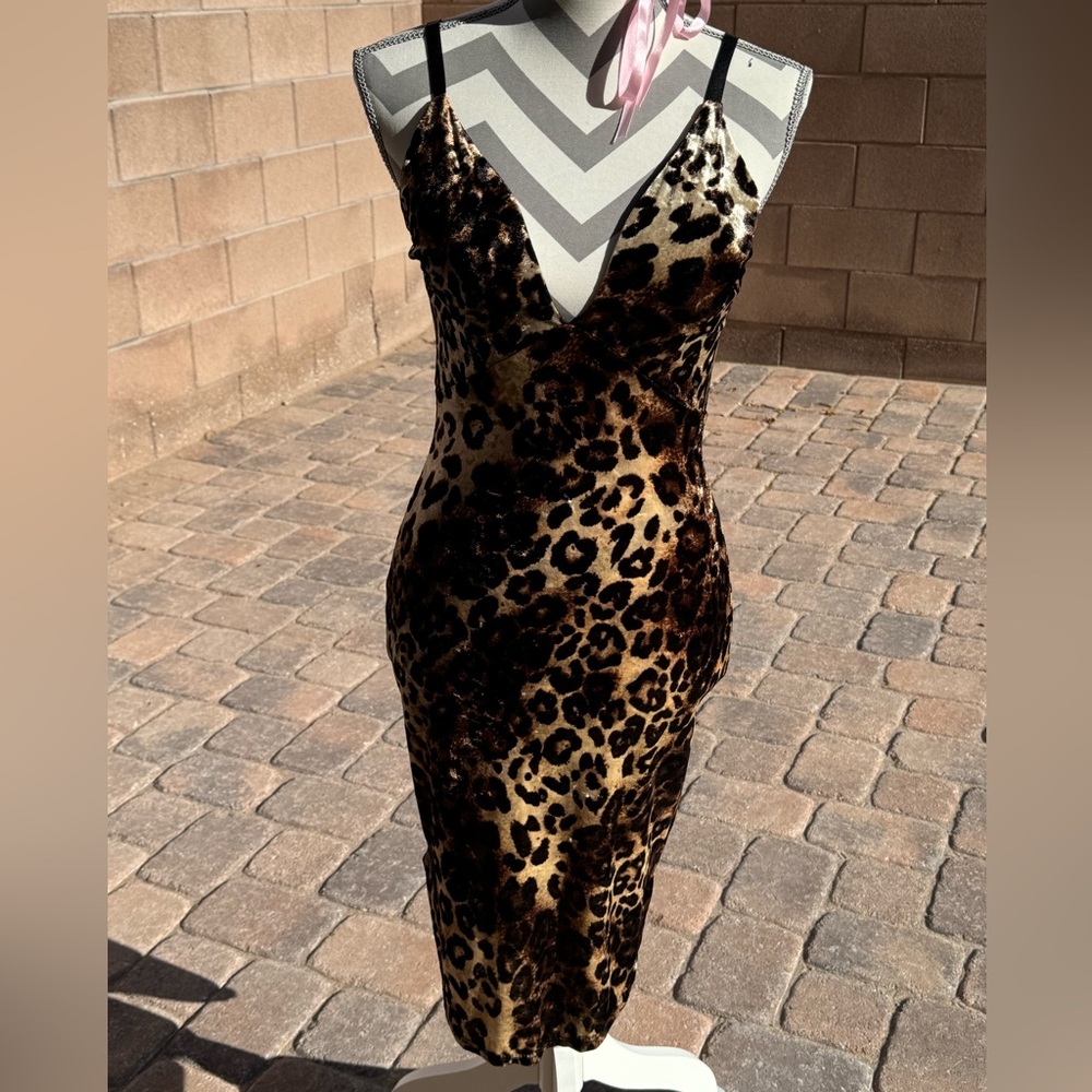 Cameo tight fitting dress.